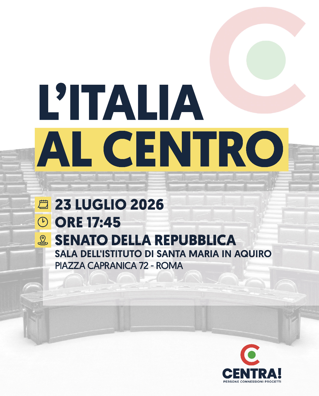 L'Italia al centro